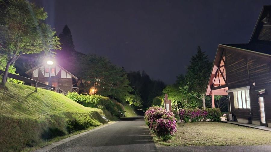 夢の森うさぎキャンプ村（夜景）